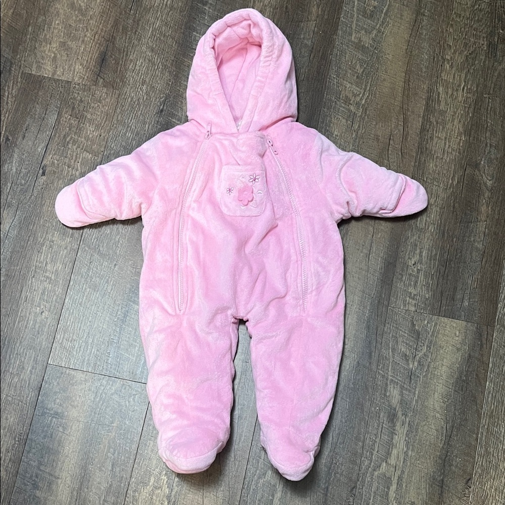 Vintage thick fleece bunting suit